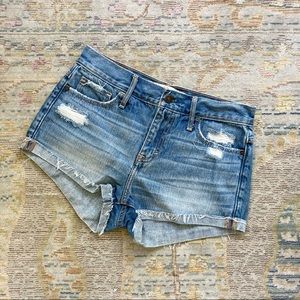 A&F • High-waist Cutoffs
